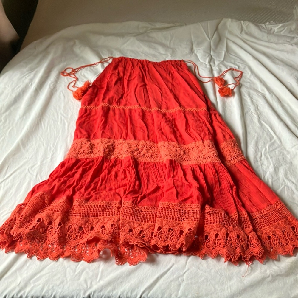 Vibrant Red mini dress Kimchi Blue
